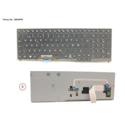 38060990 - KEYBOARD BLACK W. TS NORWAY