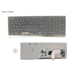 38060991 - KEYBOARD BLACK W. TS DENMARK