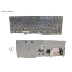 38060994 - KEYBOARD BLACK W. TS SWISS