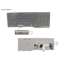 38060995 - KEYBOARD BLACK W. TS US