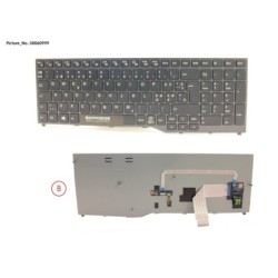 38060999 - KEYBOARD BLACK W. TS NORDIC.EST