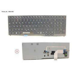 38061002 - KEYBOARD BLACK W. TS EAST EUROPE