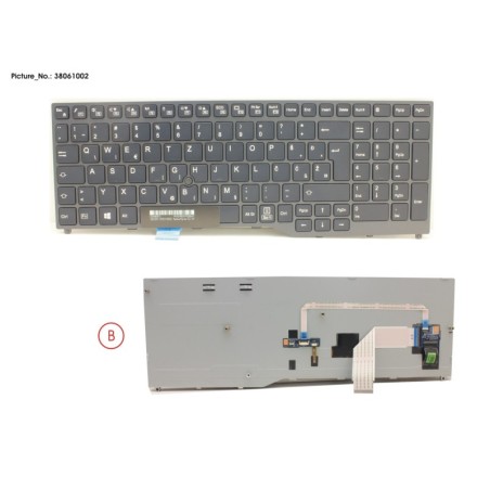 38061002 - KEYBOARD BLACK W. TS EAST EUROPE