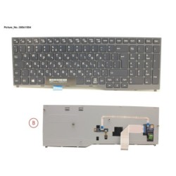 38061004 - KEYBOARD BLACK W. TS HEBREW