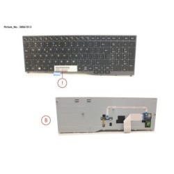 38061013 - KEYBOARD BLACK W. BL US