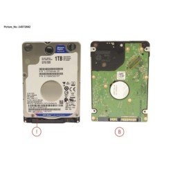 34072882 - HDD 1TB SATA2-5 S3 5.4K.WD 4K-AF (7MM)