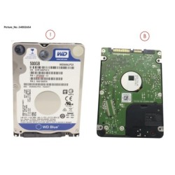 34052654 - HDD 500GB SATA2-5 S3 5.4K.WD 4K-AF (7MM)