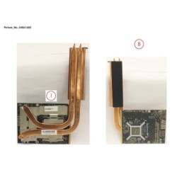 34061682 - GRAPHIC ASSY MXM N17E-Q3 P4000 W. HEATS.