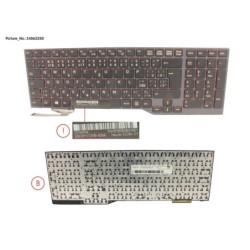 34062250 - KEYBOARD BLACK W.O TS CZECH.SLOVAKIA