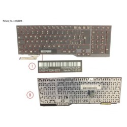 34062275 - KEYBOARD BLACK W. TS ITALY