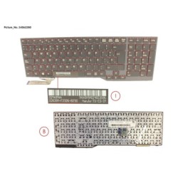 34062280 - KEYBOARD BLACK W. TS SPAIN