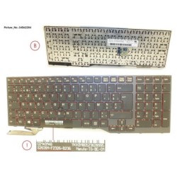 34062284 - KEYBOARD BLACK W. TS BELGIUM
