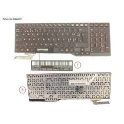 34062287 - KEYBOARD BLACK W. TS NORDIC.EST
