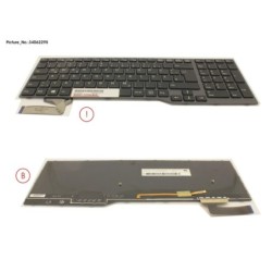 34062295 - KEYBOARD BLACK W. BL GERMAN