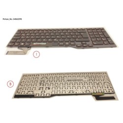 34062298 - KEYBOARD BLACK W.O TS GERMAN