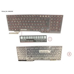 34062302 - KEYBOARD BLACK W.O TS SCHWEDEN.FINLAND