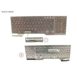 34062306 - KEYBOARD BLACK W.O TS PORTUGAL
