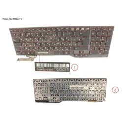 34062310 - KEYBOARD BLACK W.O TS RUSSIA.US