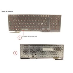 34062312 - KEYBOARD BLACK W.O TS NORDIC.EST