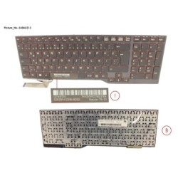 34062313 - KEYBOARD BLACK W.O TS TURKEY