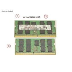 34062426 - MEMORY 16GB DDR4-2400 W.ECC