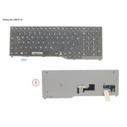 34072115 - KEYBOARD BLACK W.O TS GERMAN
