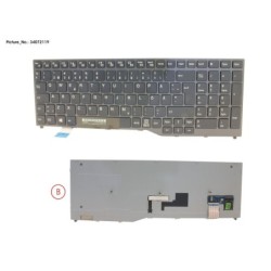 34072119 - KEYBOARD BLACK W.O TS SCHWEDEN.FINLAND