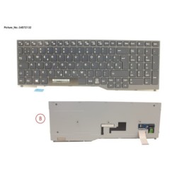 34072132 - KEYBOARD BLACK W.O TS EAST EUROPE