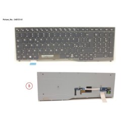 34072141 - KEYBOARD BLACK W. TS ITALY