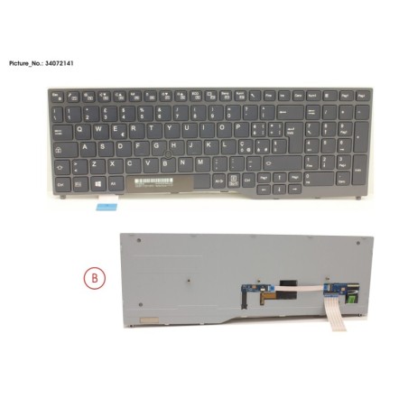 34072141 - KEYBOARD BLACK W. TS ITALY