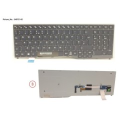 34072142 - KEYBOARD BLACK W. TS UK