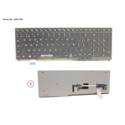 34072148 - KEYBOARD BLACK W. TS SWISS