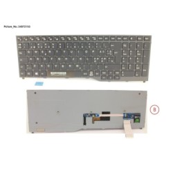 34072153 - KEYBOARD BLACK W. TS NORDIC.EST
