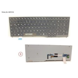 34072154 - KEYBOARD BLACK W. TS TURKEY