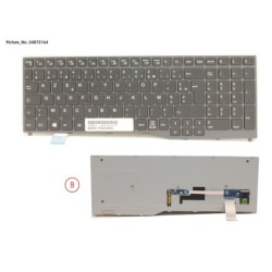 34072164 - KEYBOARD BLACK W. BL FRANCE
