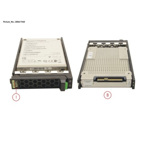 38061960 - SSD SAS 12G 1.6TB MIXED-USE 2.5  H-P EP