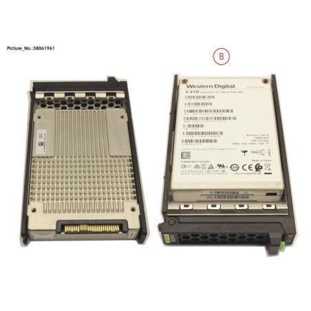 38061961 - SSD SAS 12G 6.4TB MIXED-USE 2.5  H-P EP