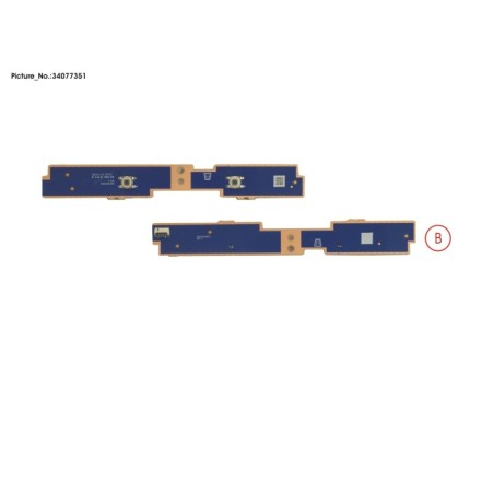 34077351 - SUB BOARD. TOUCH PAD BUTTONS