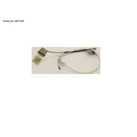 34077359 - CABLE. LCD (EDP)
