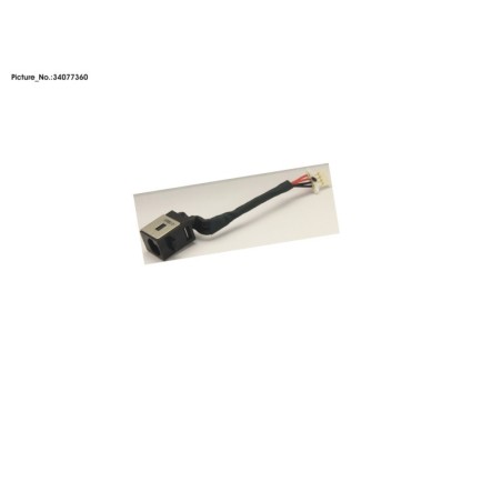 34077360 - DC.IN CONNECTOR W. CABLE