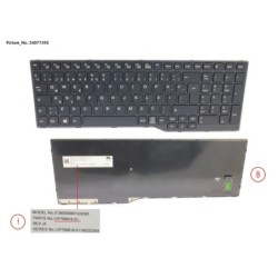 34077392 - KEYBOARD TURKEY (BLACK)