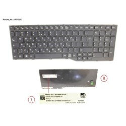 34077393 - KEYBOARD GREECE.US (BLACK)