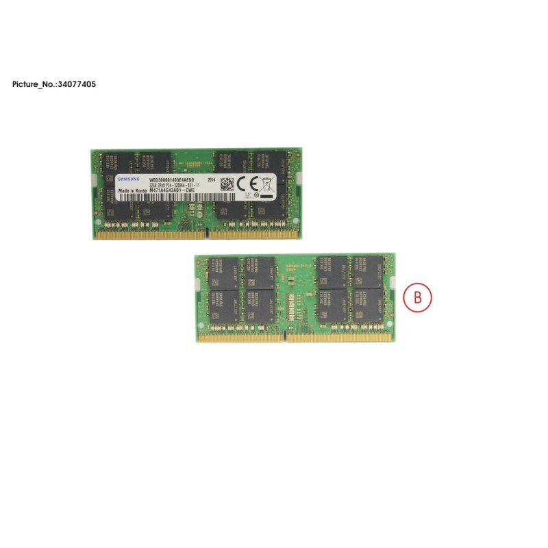 34077405 - MEMORY 32GB DDR4-3200