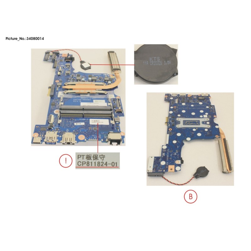 34080014 - MAINBOARD ASSY I3 1115G4