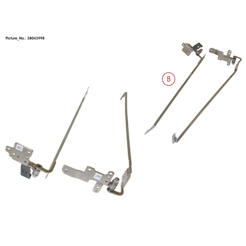 38043998 - HINGE SET LEFT.RIGHT