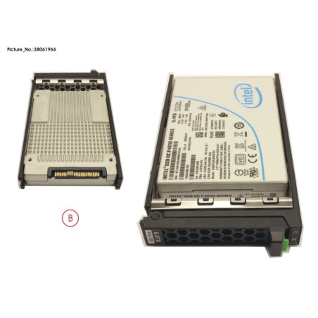 38061966 - SSD PCIE3 6.4TB MIXED-USE 2.5  H-P EP