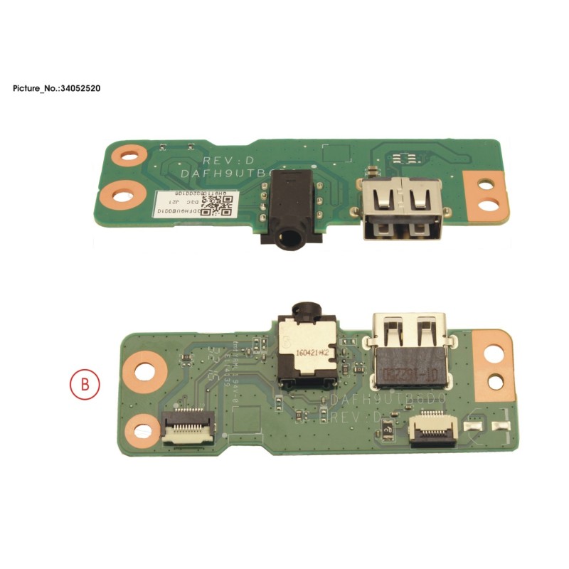 34052520 - SUB BOARD. USB.AUDIO