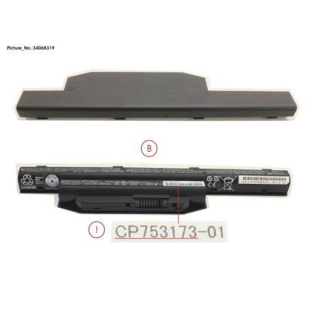 34068319 - -BT-1ST BATTERY (6 CELLS) 4500MAH 49WH