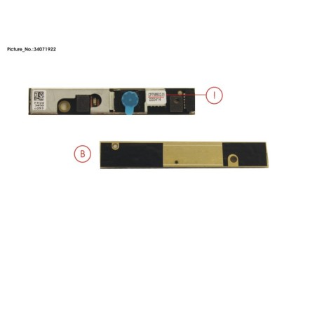 34071922 - CAMERA MODULE (HD) W.1MIC