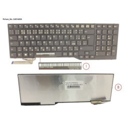 34076055 - KEYBOARD CZECH.SLOVAKIA (BLACK)